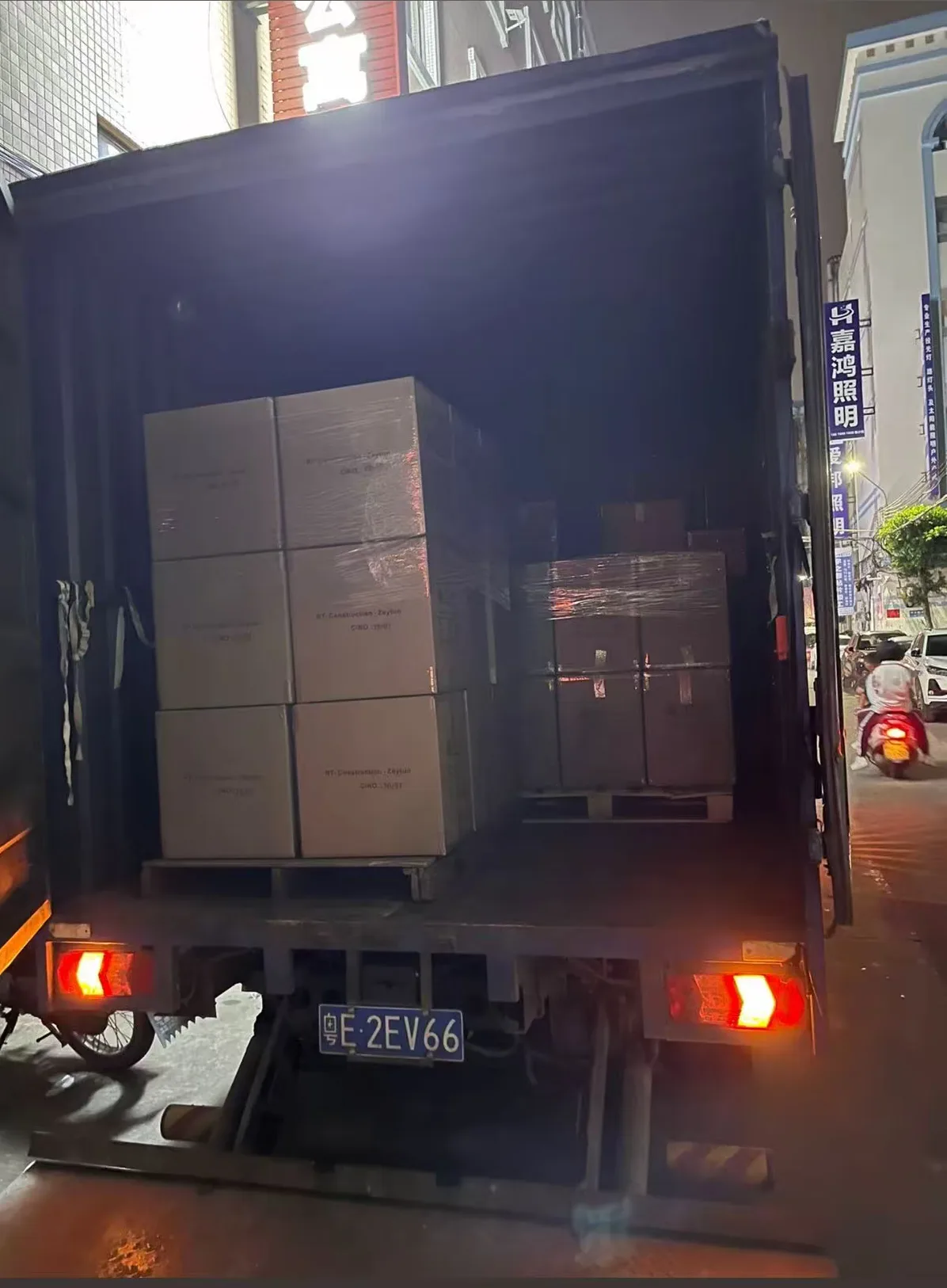 LED lighting export shipping and loading