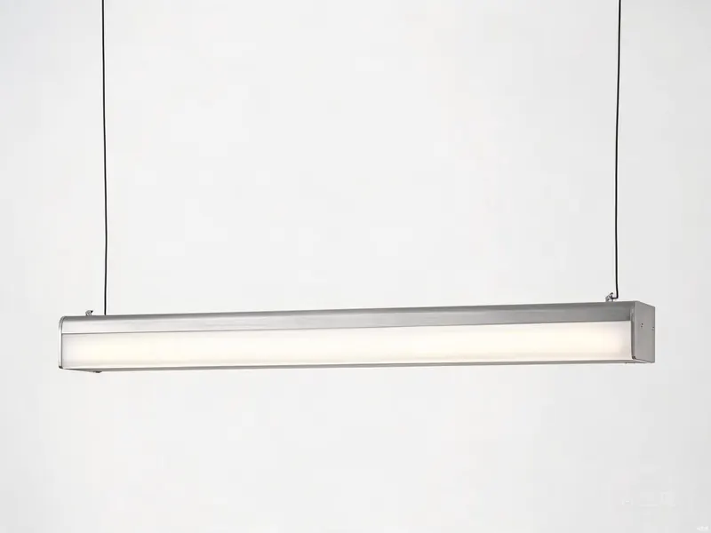 Suspended Linear Pendant Light — Aluminum extrusion with 30-120W output