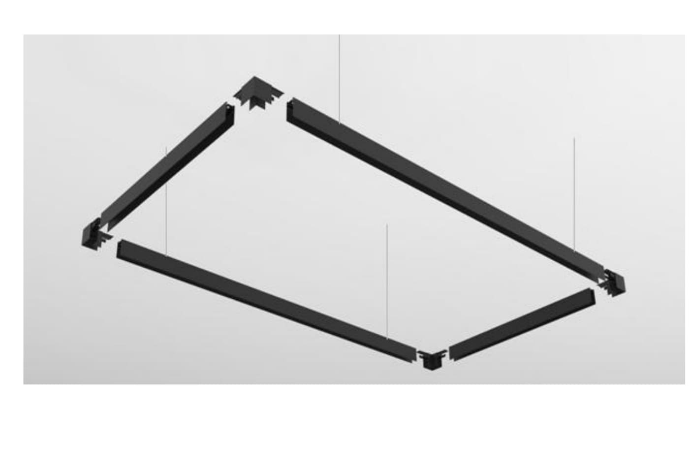 48V Magnetic Track Light System — Modular 48V system with DALI/0-10V control