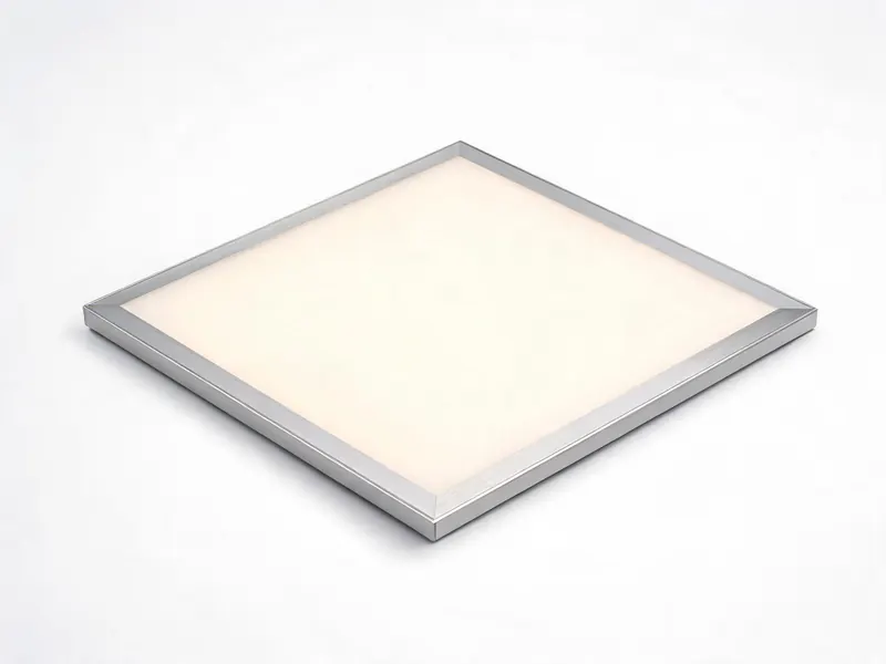 Ultra-Thin LED Panel Light — 10mm slim edge-lit design with 110-130 lm/W