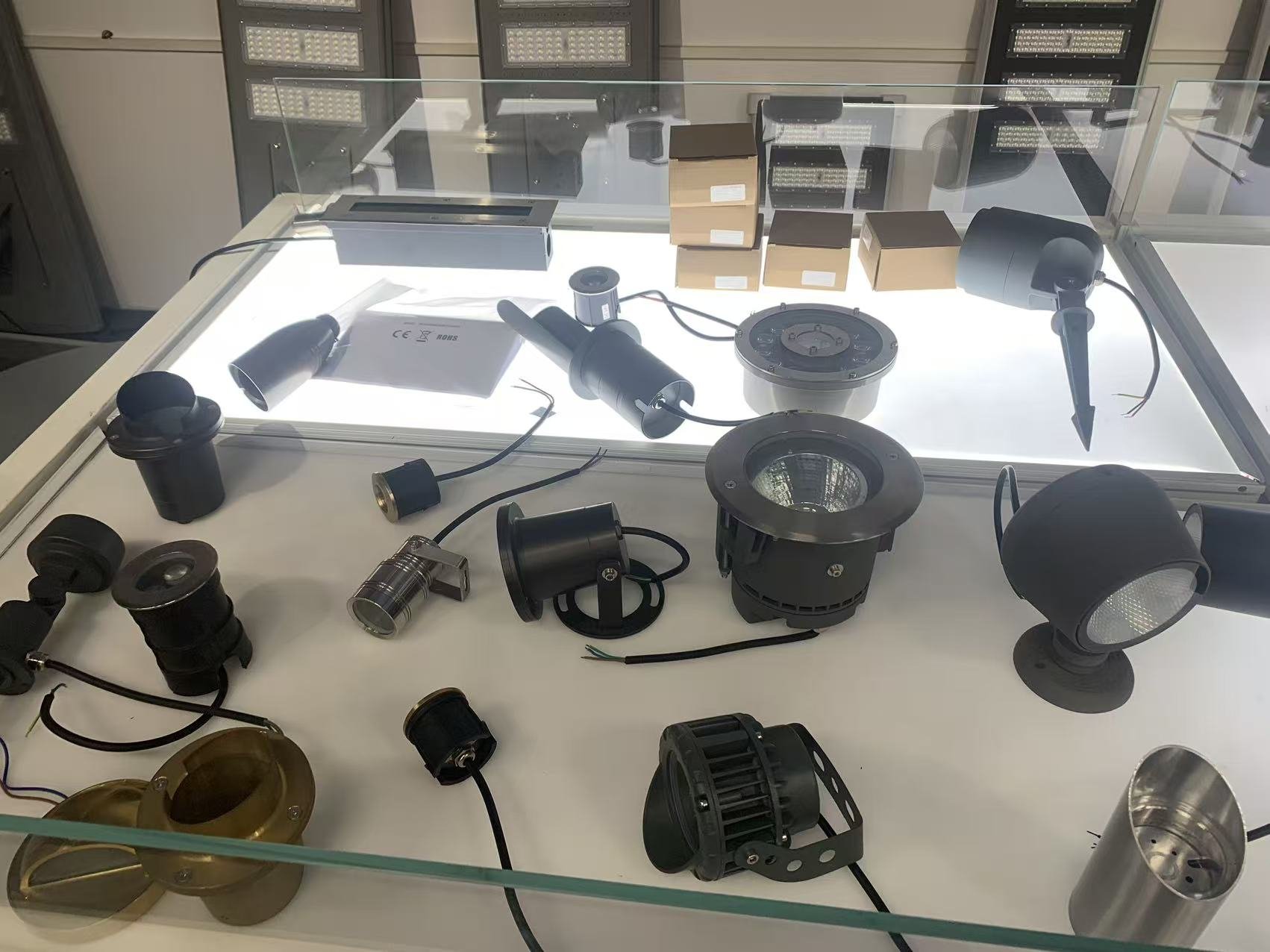 Inground & Underwater Light — Recessed ground light with IP67/IP68 and DMX control