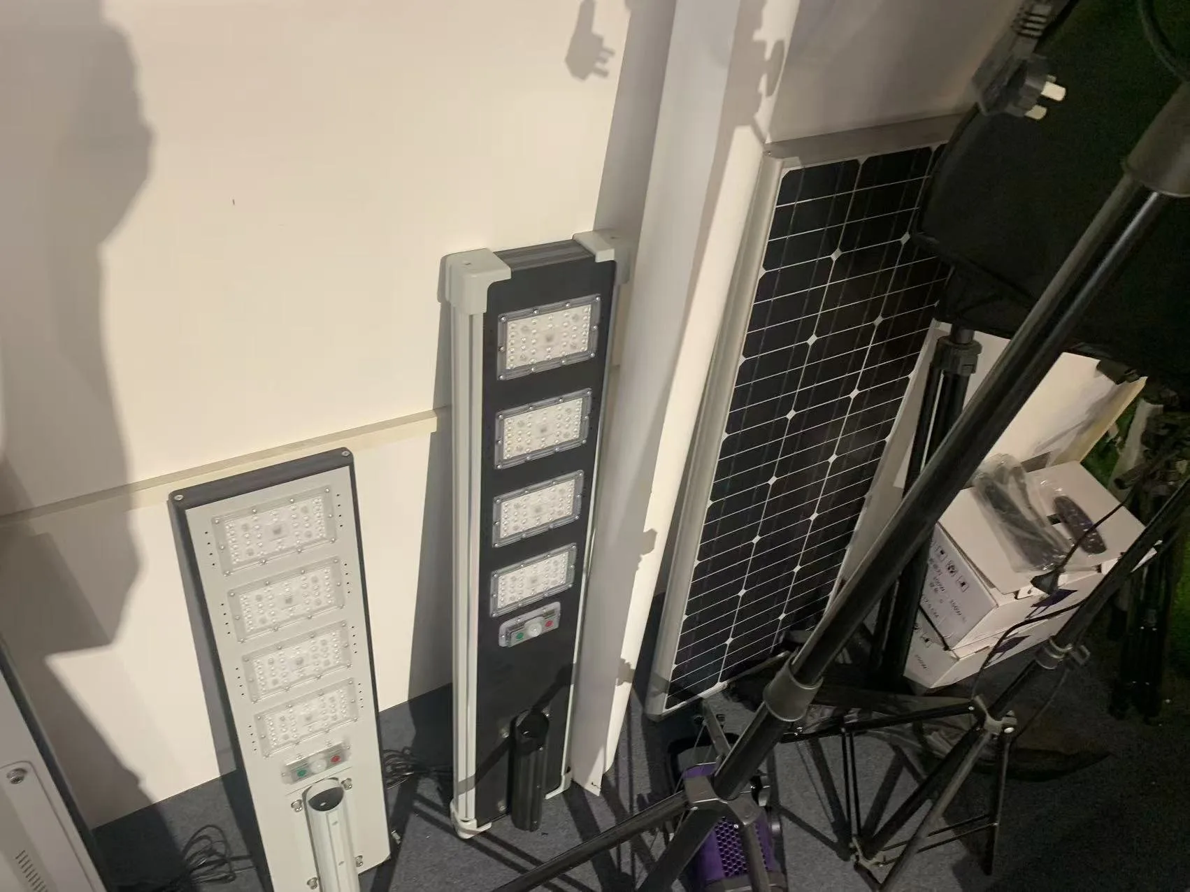 Solar LED street lights showcase